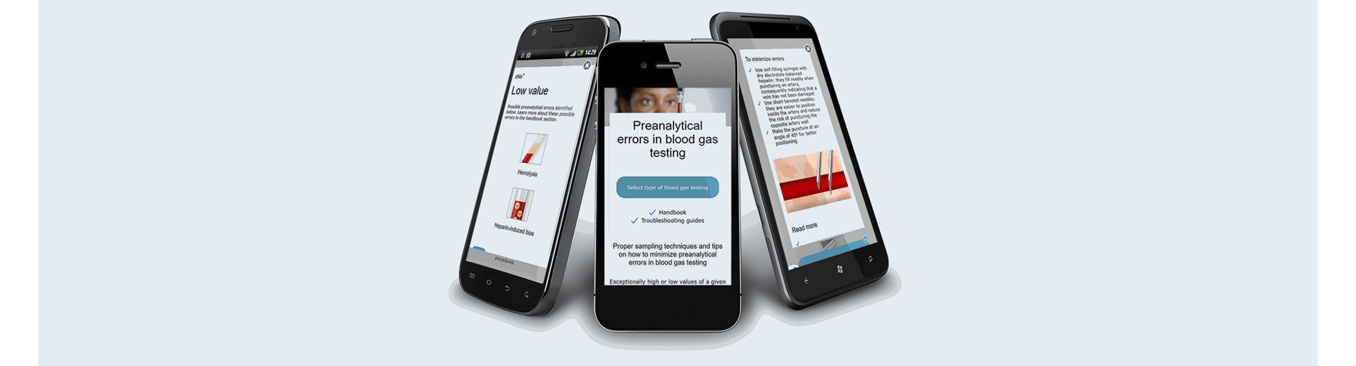 血液ガス Preanalytics アプリ