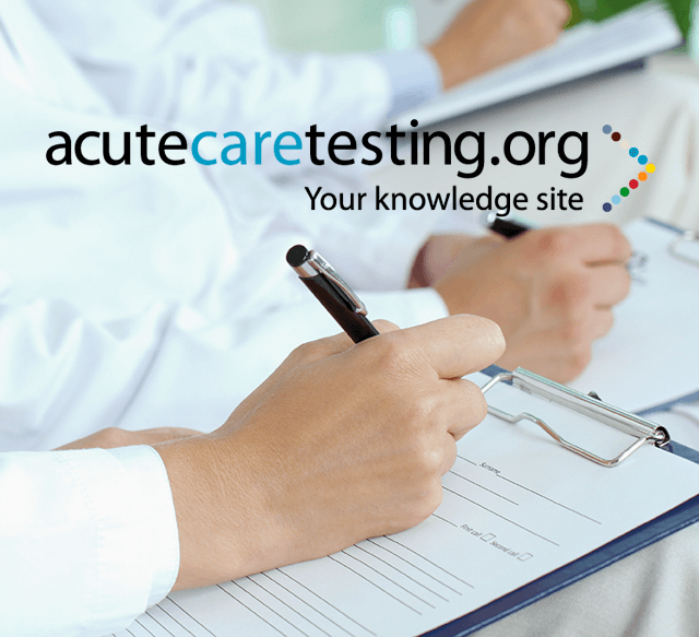 ラジオメーターの学術情報サイトAcutecaretesting.org