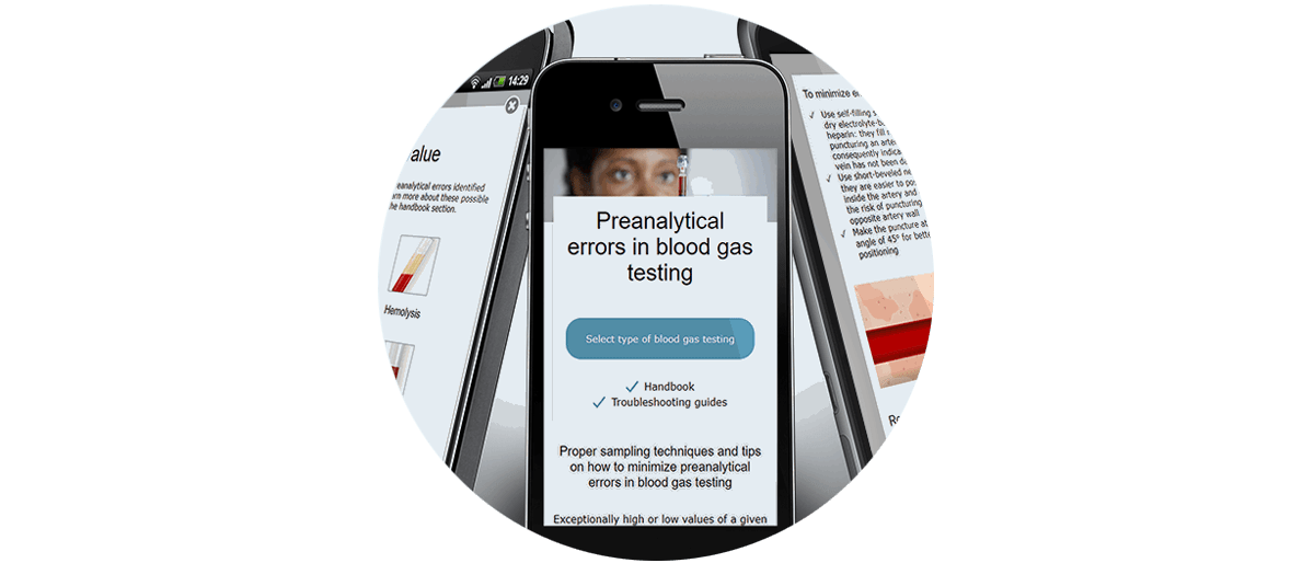 血液ガス Preanalytics アプリ
